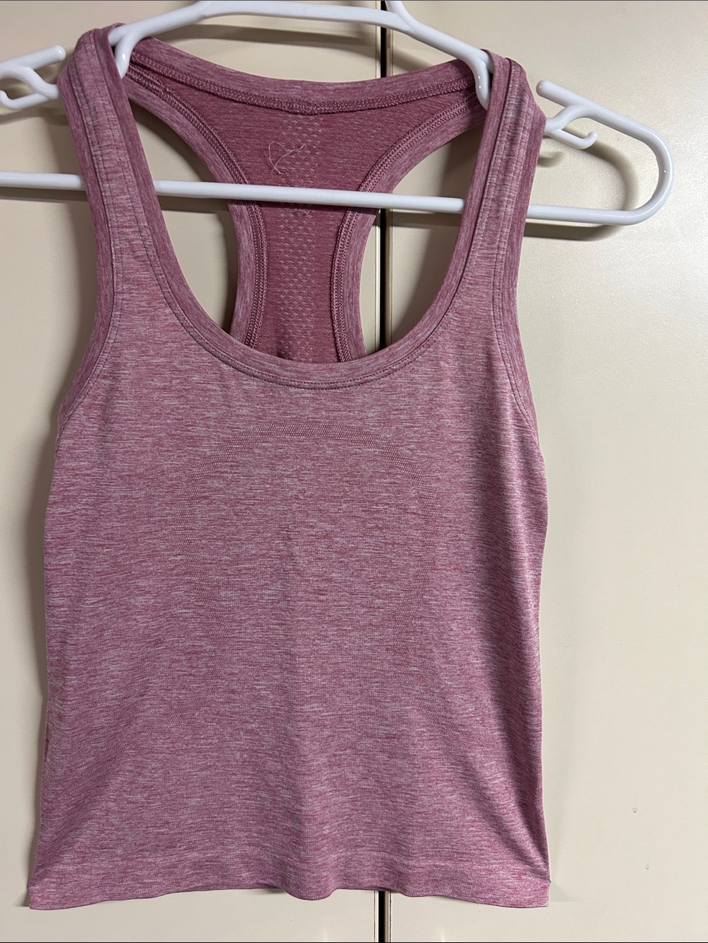 Lululemon Swiftly Tech Mauve Heathered Racerback Tank